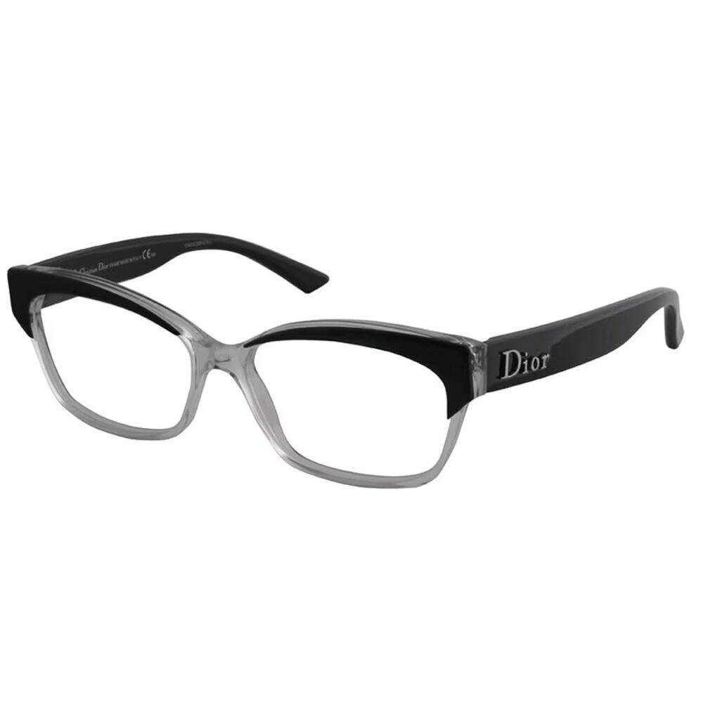 Christian Dior CD3197 K4X Black Clear Acetate Glasses